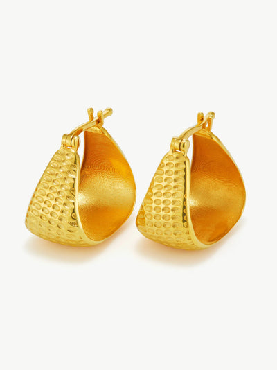 Angela Hoops - Gold