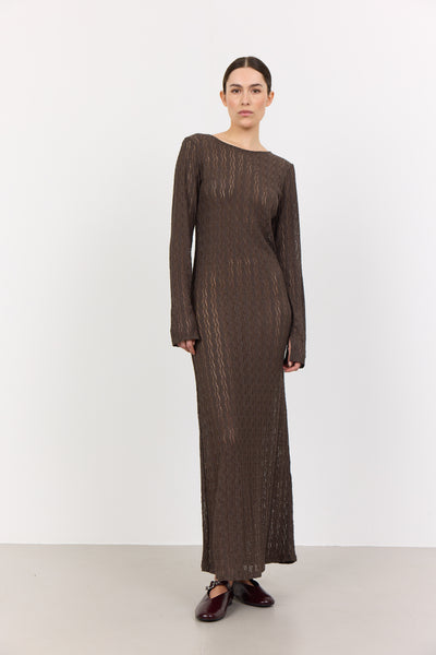 Laica Dress - Dark Brown