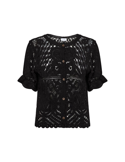 Rosa 2 Top - Black