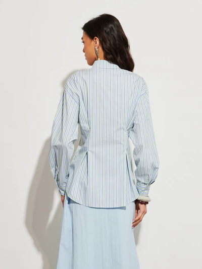 Delta Striped Shirt - Blue