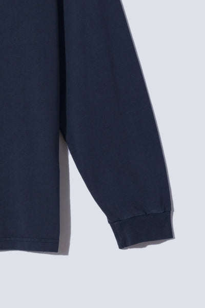 Basic Long Sleeve Tee - Navy Blue