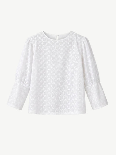 'NO MORE NOBODY' Iwona Blouse - White