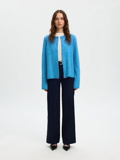 Lulu Knit Cardigan - Malibu Blue