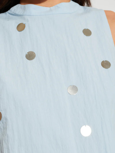 Solana Top - Pale Blue