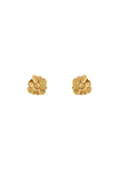 Wildflower Speckle Gilded Earrings - Gold