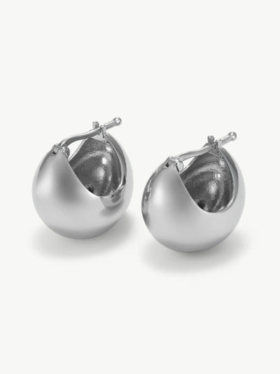 Zadie Ball Hoops - Sterling Silver