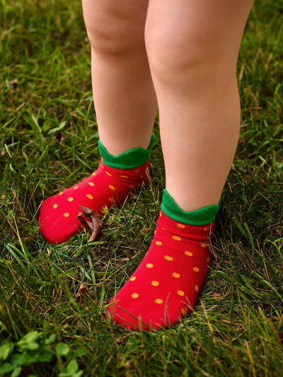 Mini Strawberry Kids Crew - Red