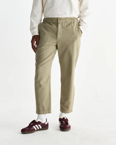 Kurt Trouser Organic Cotton Twill - Light Khaki