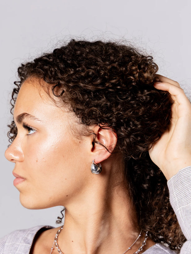 Zadie Ball Hoops - Sterling Silver