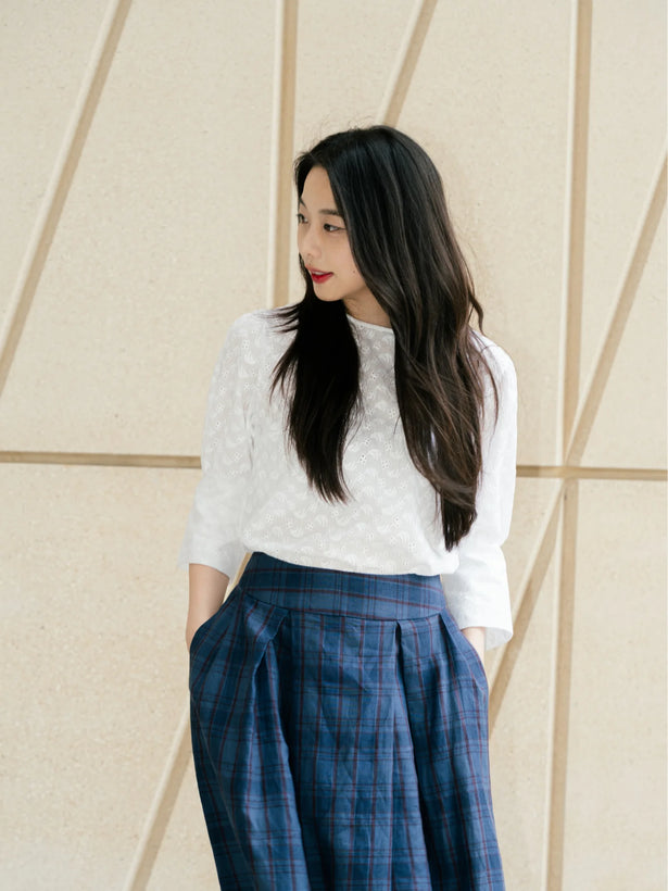 'NO MORE NOBODY' Iwona Blouse - White