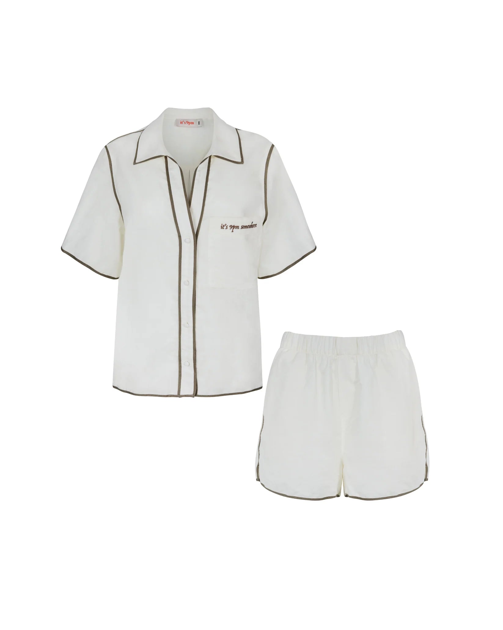 Matilda Linen Set - Cream