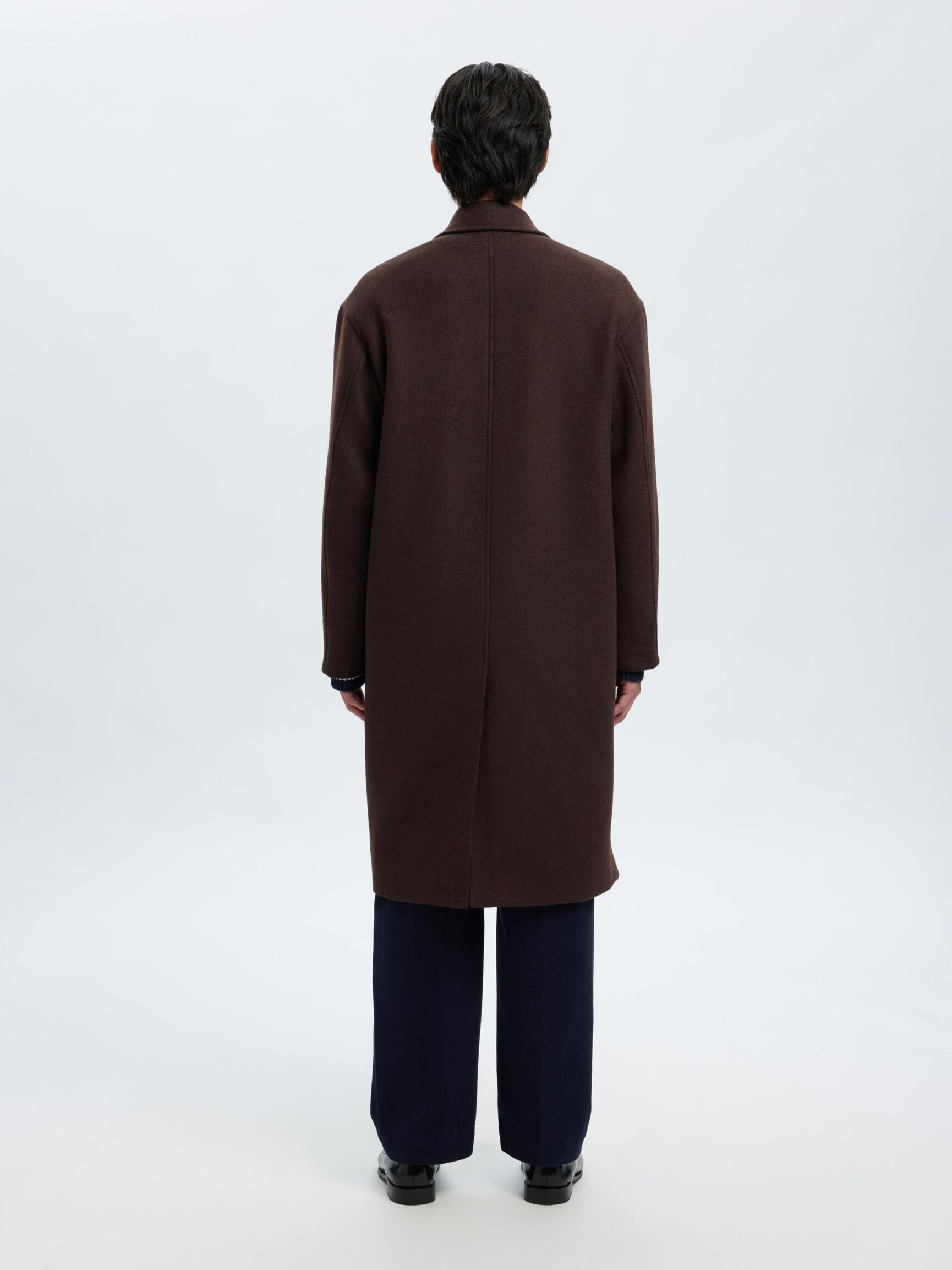 Simon Manteco Wool Blend Coat - Delicioso