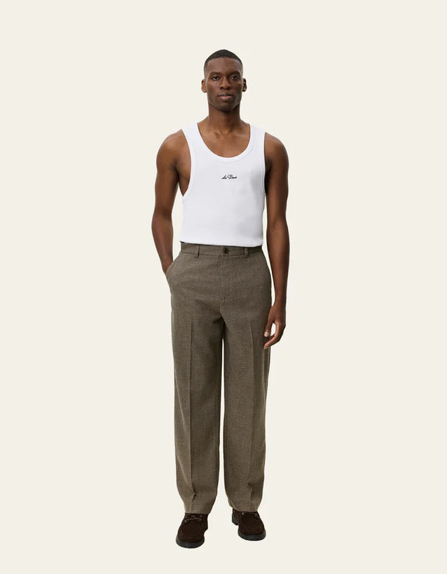 Randall Melange Suit Pants - Teak Brown