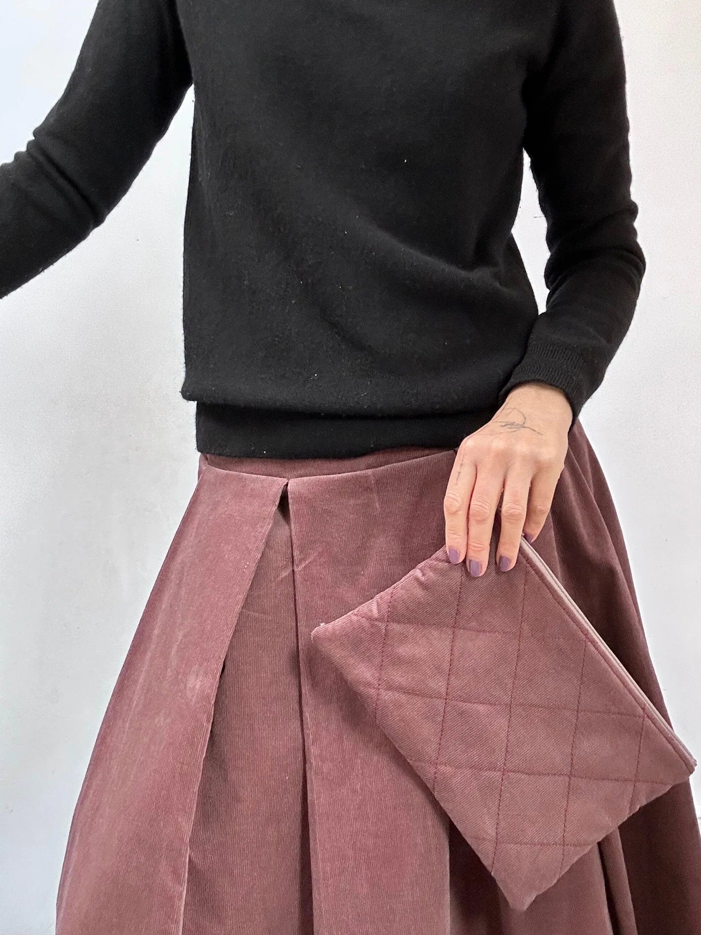 Celeste Pouch Bag - Dusty Pink