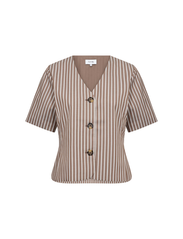 Rucille 2 Blouse - Fossil Melange