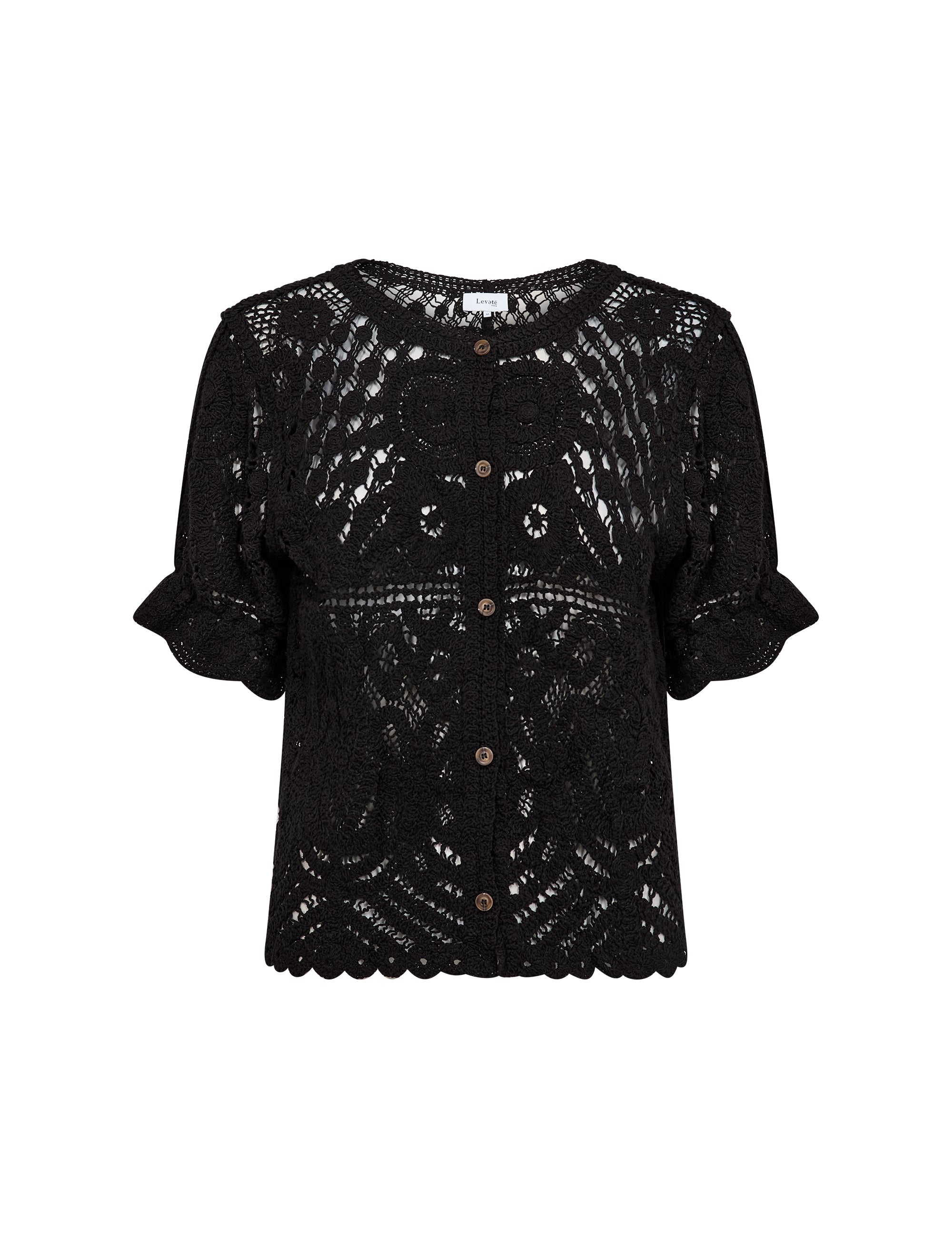 Rosa 2 Top -  Black