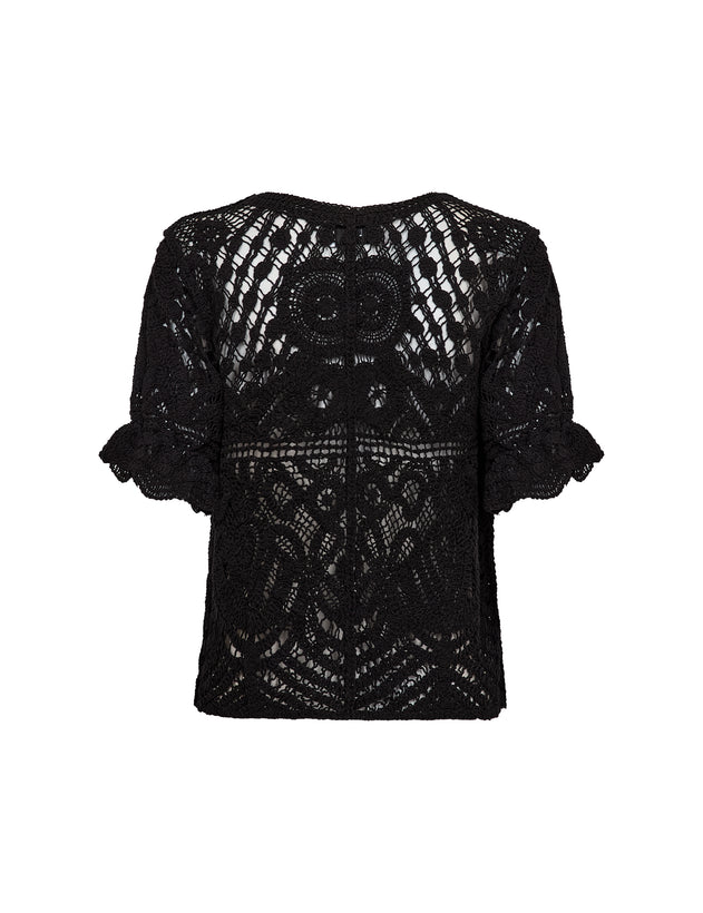 Rosa 2 Top -  Black