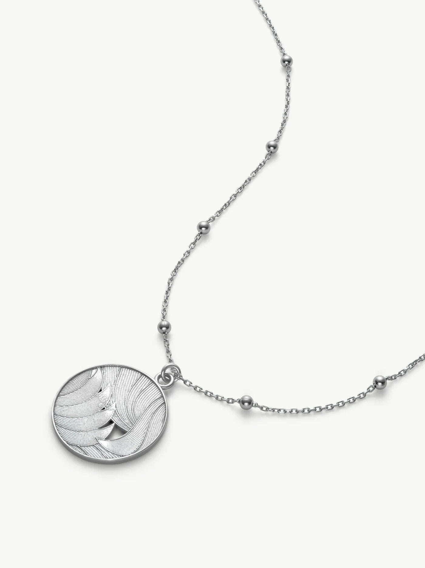 DAY Medallion Necklace - Silver