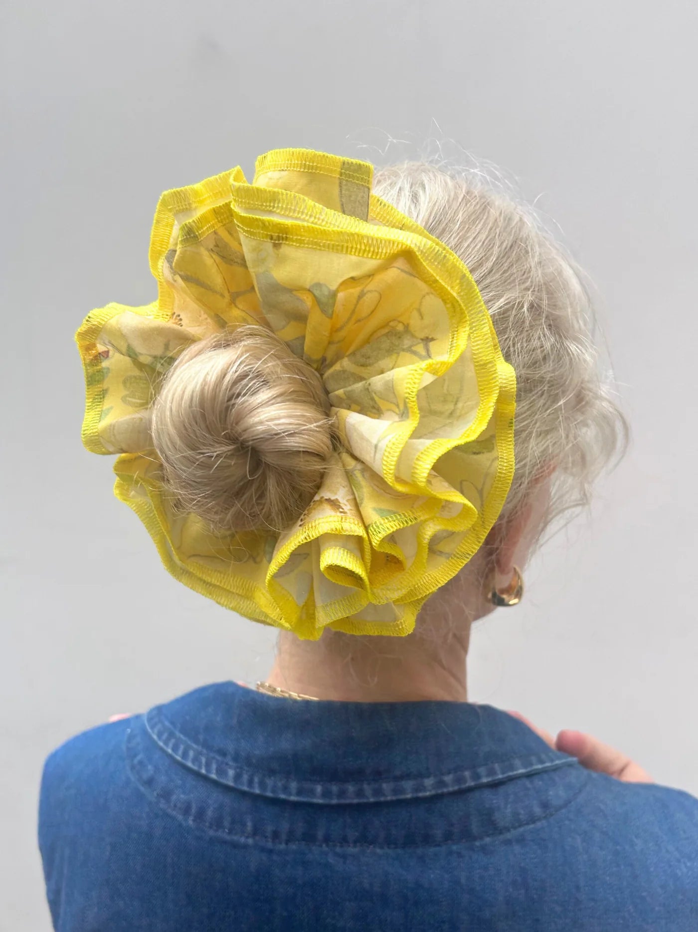 Azaria Scrunchie - Floral Yellow