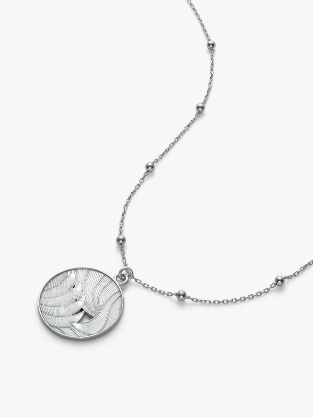 DAY Medallion Necklace - Silver