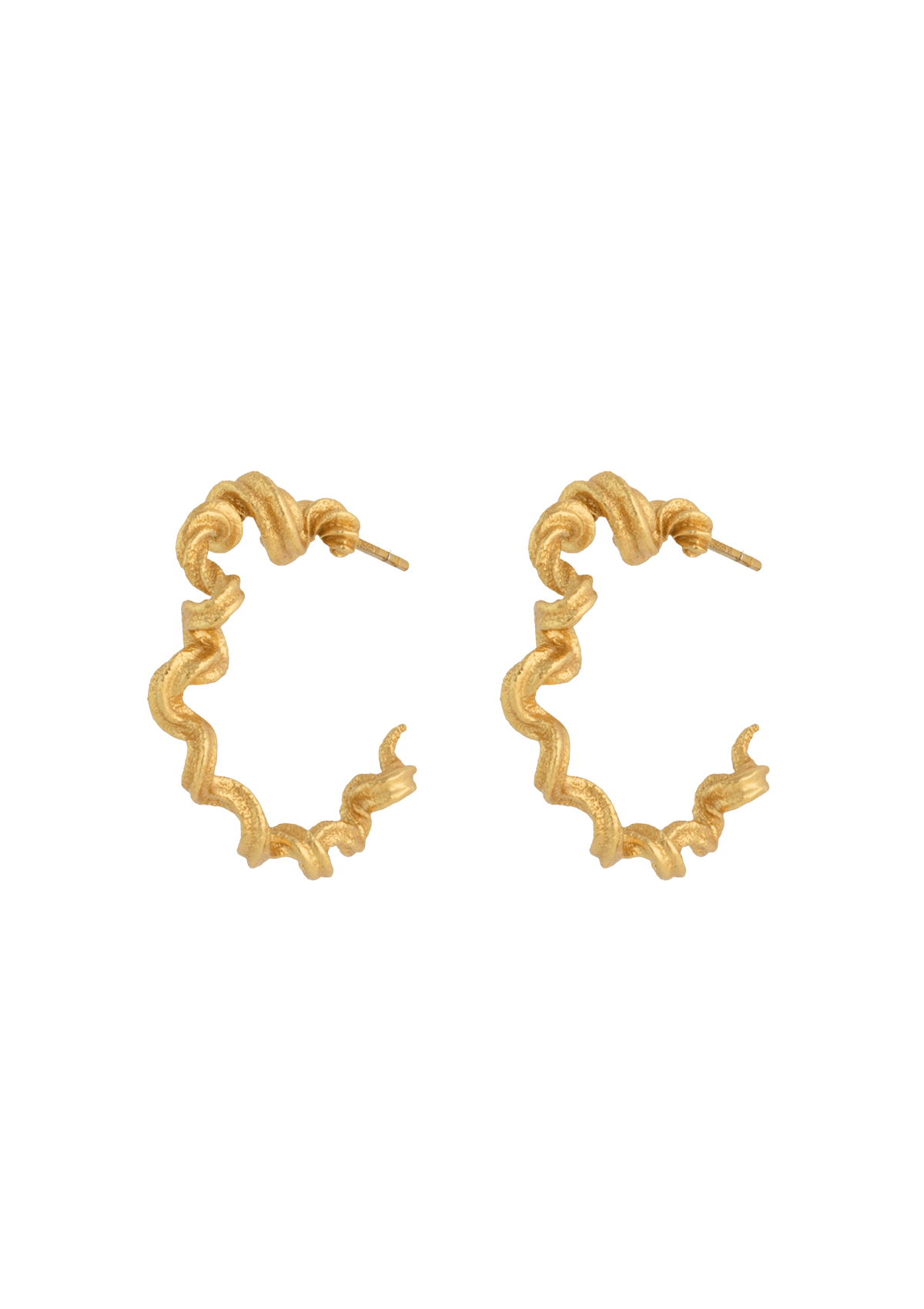 Alchemy Gilded Hoop Earrings - Gold