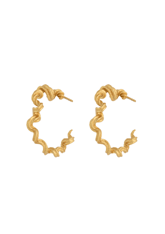 Alchemy Gilded Hoop Earrings - Gold