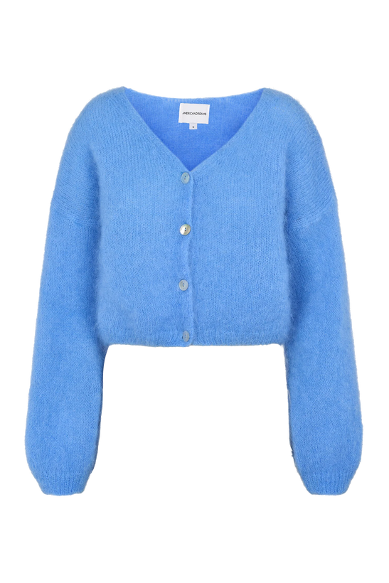 Cornelia Cropped Cardigan - Sky Blue
