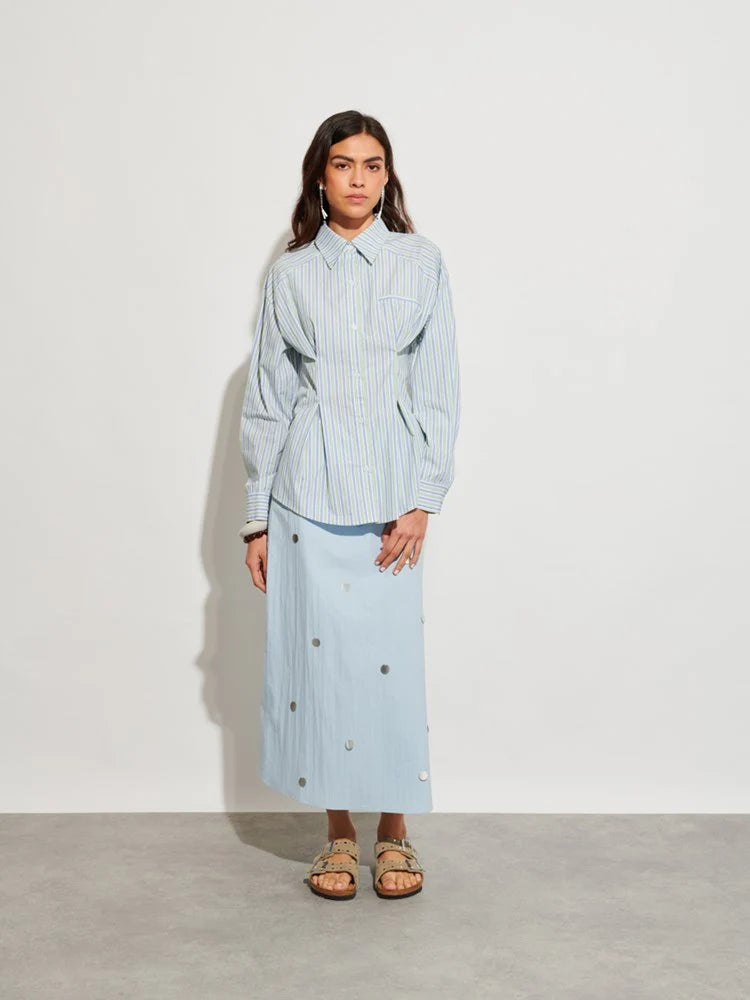 Delta Striped Shirt - Blue
