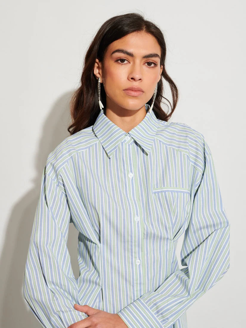 Delta Striped Shirt - Blue