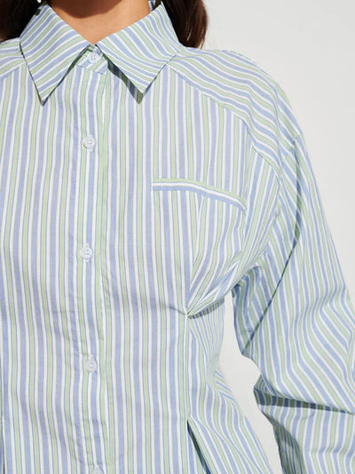 Delta Striped Shirt - Blue