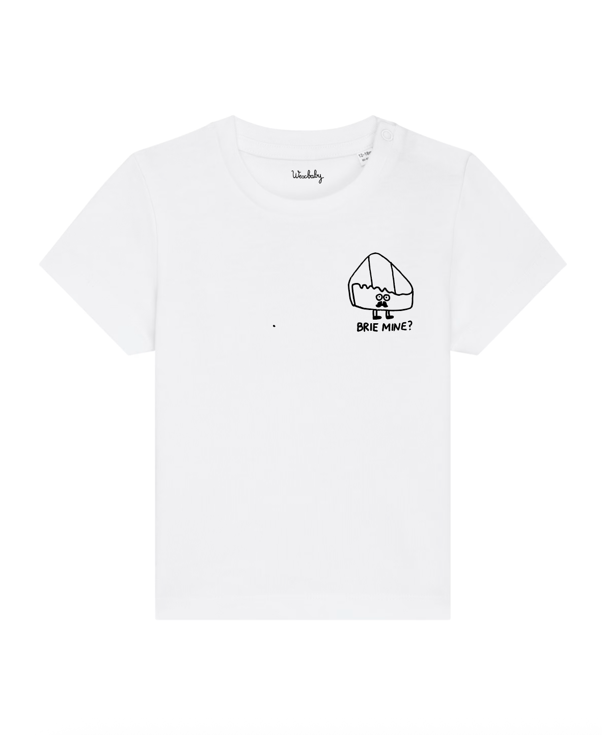 Brie Mine Organic Cotton T-Shirt - White