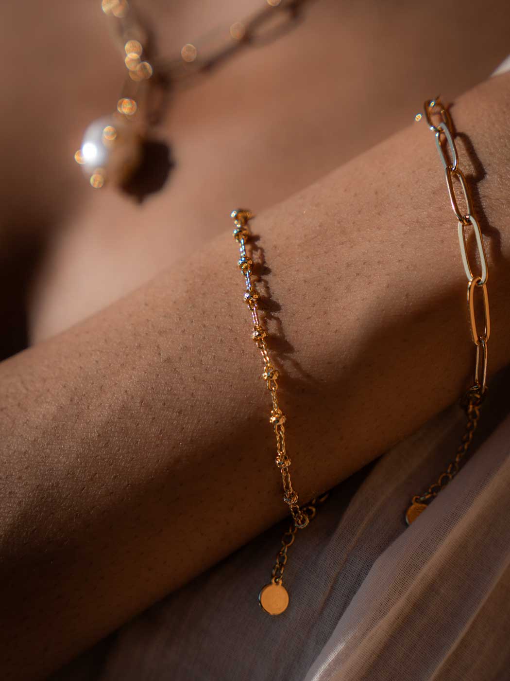 Callie Textured Bracelet - Gold Plating