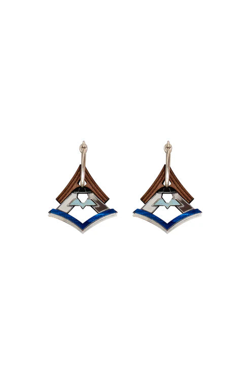 Eiko Hoops - Winter Silver