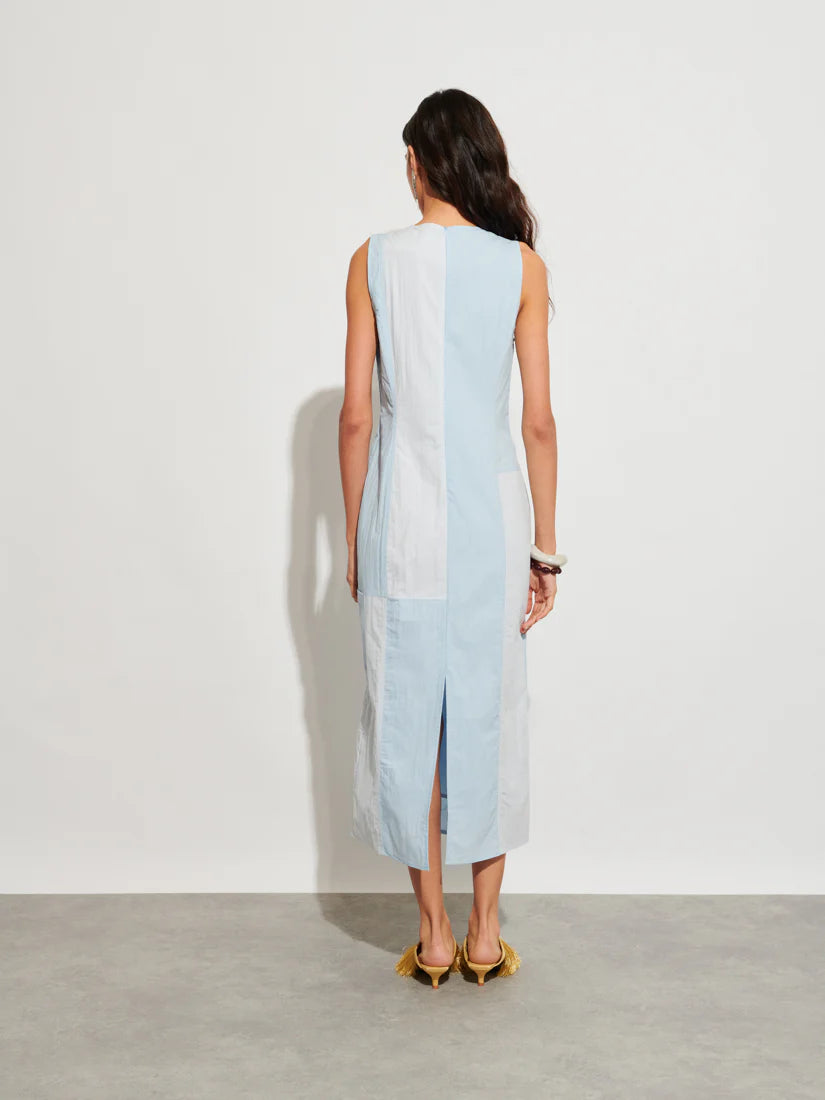 Solana Midi Dress - Pale Blue