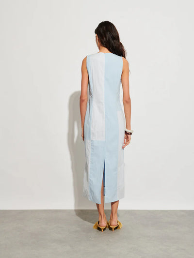 Solana Midi Dress - Pale Blue
