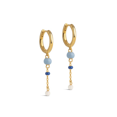 Lola Bold Hoops - Marine