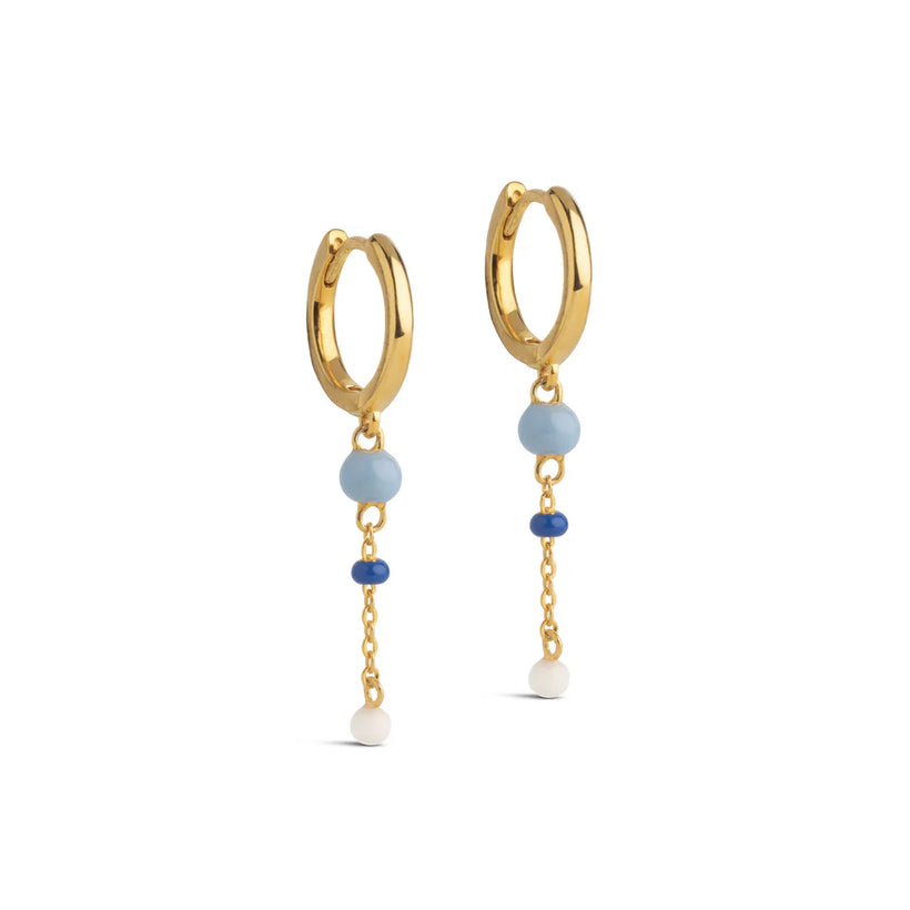 Lola Bold Hoops - Marine