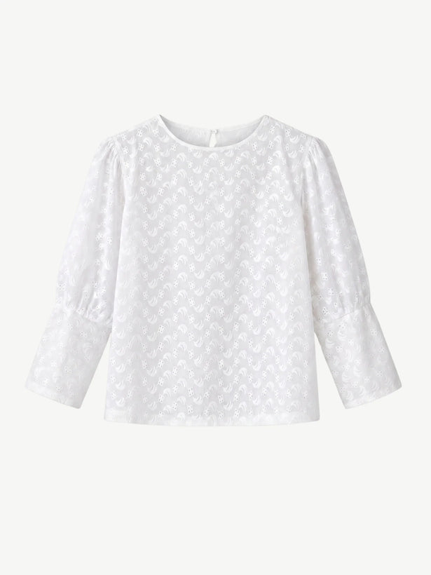 'NO MORE NOBODY' Iwona Blouse - White