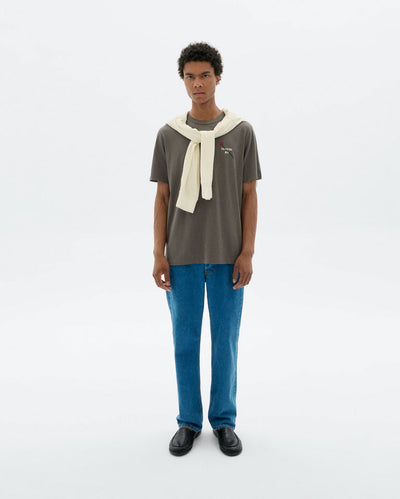Zach Flower Pavement T-Shirt  - Grey