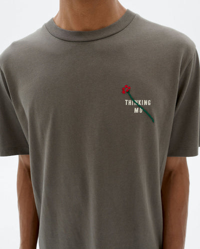 Zach Flower Pavement T-Shirt  - Grey