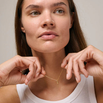 Balloon Necklace - Gold