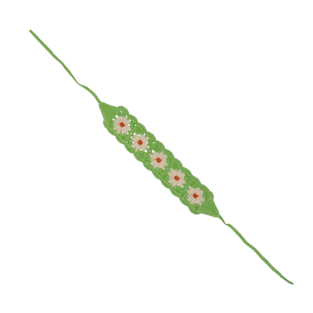 Bohemian Headband - Green Sunflower