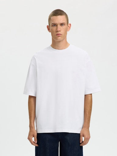 Relax Aspen 2-Ply SS O-Neck T-Shirt - Bright White
