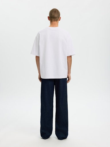 Relax Aspen 2-Ply SS O-Neck T-Shirt - Bright White