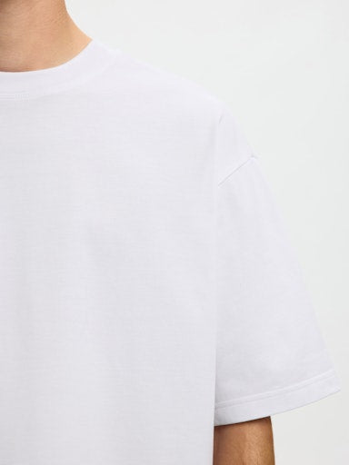 Relax Aspen 2-Ply SS O-Neck T-Shirt - Bright White