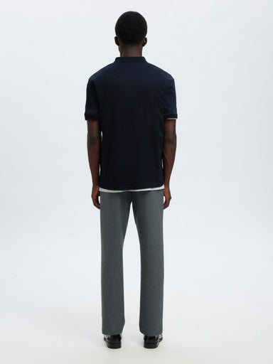 Fave Button SS Polo - Sky Captain