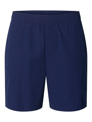 Reg Stuart Seersucker Shorts - Ocean Cavern