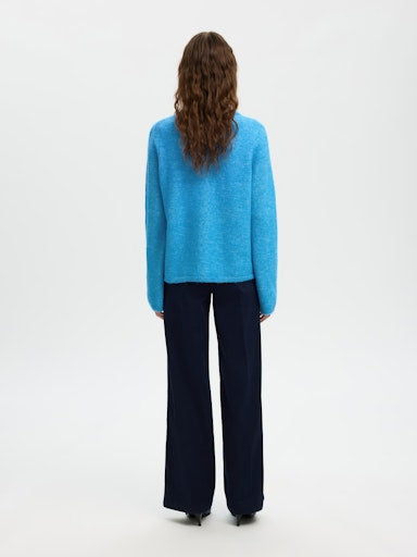 Lulu Knit Cardigan - Malibu Blue