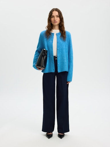 Lulu Knit Cardigan - Malibu Blue