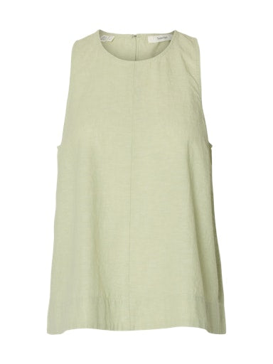 Luisa Linen Blend Top - Lint